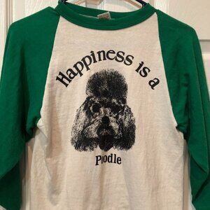 Vintage Russell Athletic- Russell Mills INC. -Happiness is a Poodle